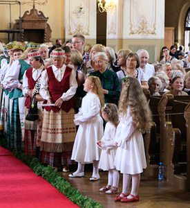 panevezio katedra sKatedros liturgijos dalyviai